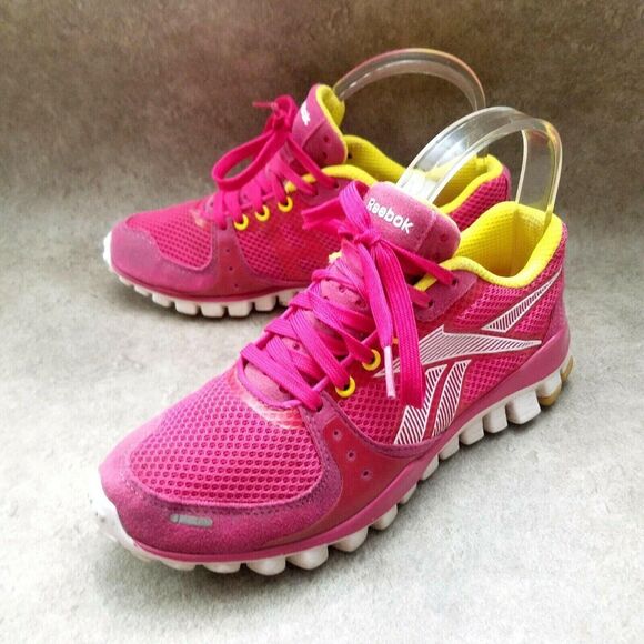 Reebok Womens Realflex Transition J90199 Sz 6 M Pink  Running Shoes - Picture 8 of 10